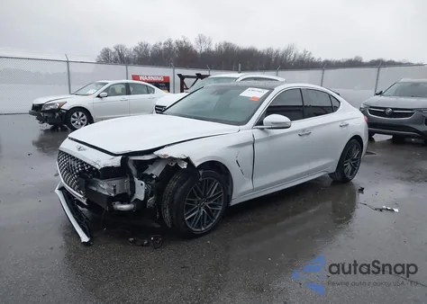 2019 Genesis G70 2.0T Advanced z USA, uszkodzony, nr VIN KMTG34LAXKU027656